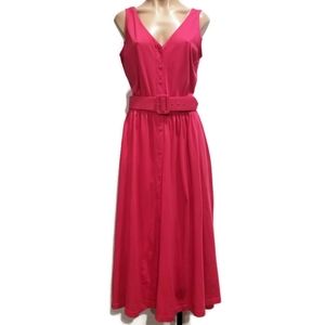 80s Vintage NORDSTROM POV pink dress L